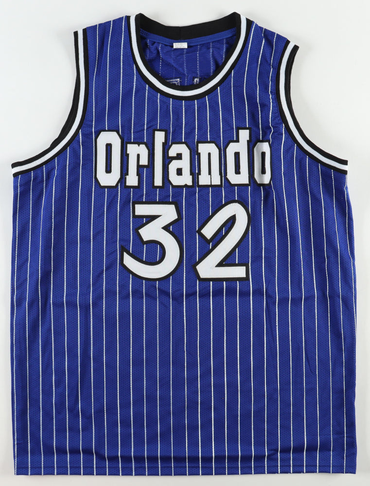 Shaquille O'Neal Signed Jersey Autographed Custom Orlando Signed Jersey (PIA/JSA) Blue