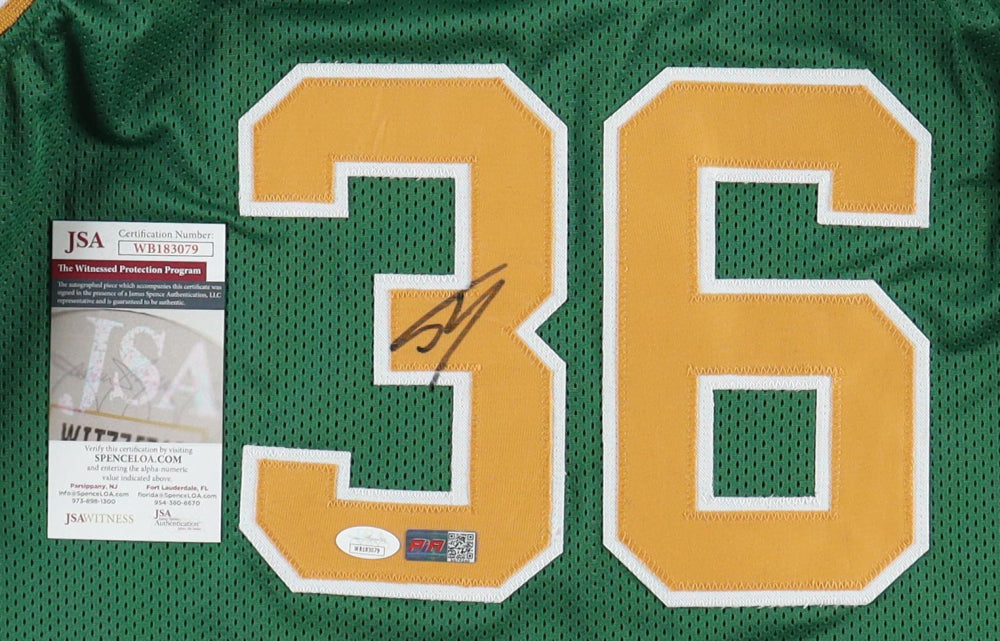 Shaquille O'Neal Signed Jersey Custom Autographed Boston Jersey (PIA/JSA)