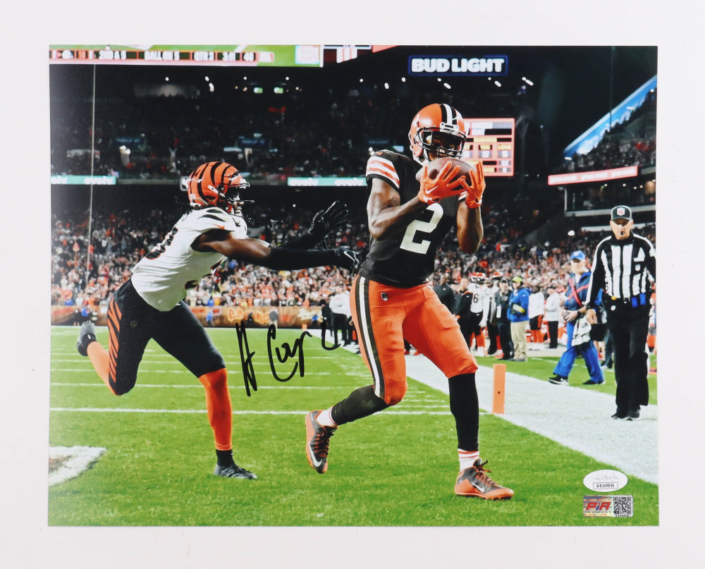 Amari Cooper Cleveland Signed 8x10 Autographed Photo PIA JSA