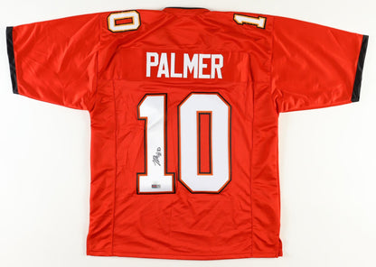 Trey Palmer Custom Tampa Bay Autographed Red Football Jersey PIA JSA