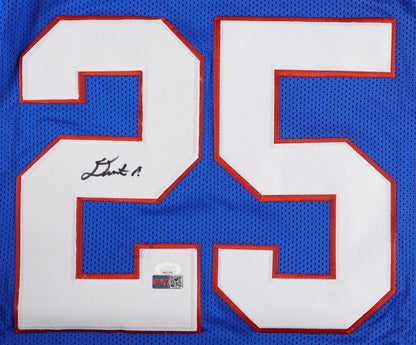 Deonte Banks Signed New York Custom Autographed Football Legacy Jersey PIA JSA