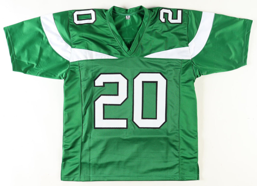 Breece Hall New York Autographed Green Football Jersey