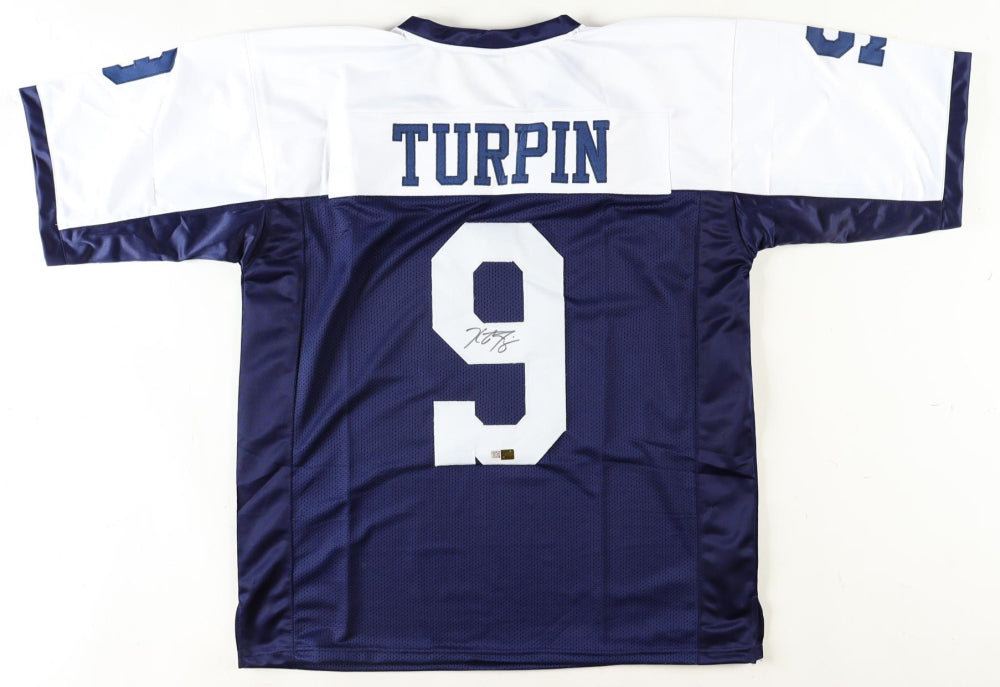 KaVontae Turpin Signed Dallas Custom Home Football Jersey (PIA)