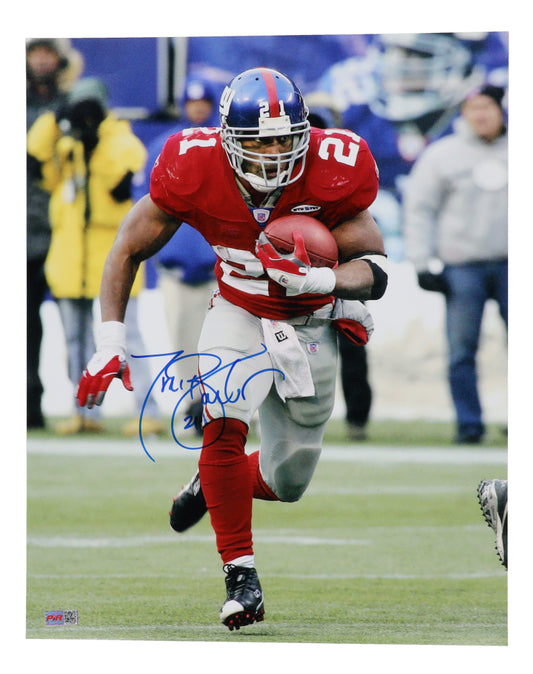 Tiki Barber New York Autographed Photo 16x20 (PIA)