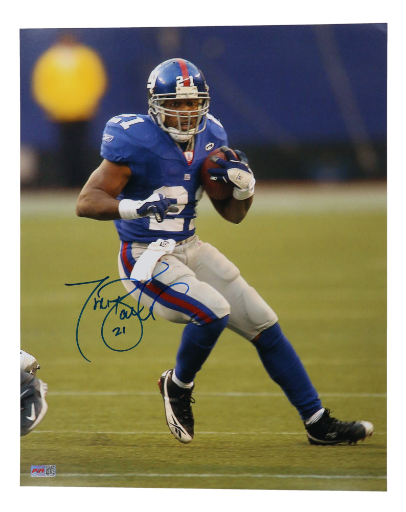 Tiki Barber New York Autographed Photo 16x20 (PIA)