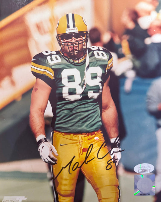 Mark Chmura Green Bay Autographed Photo 8x10 JSA