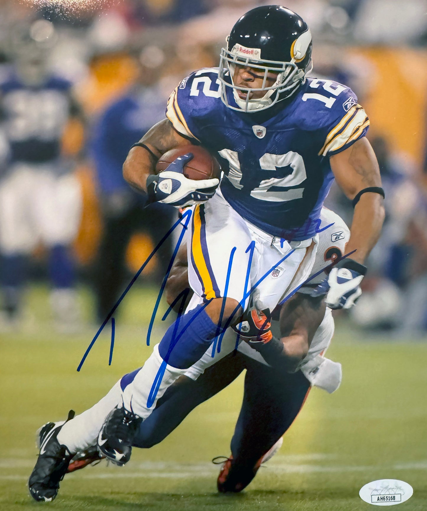 Percy Harvin Minnesota Autographed Photo 8x10 JSA