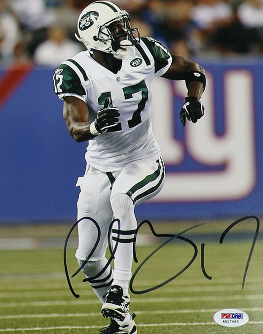 Plaxico Burress New York Autographed Photo 8x10 PSA