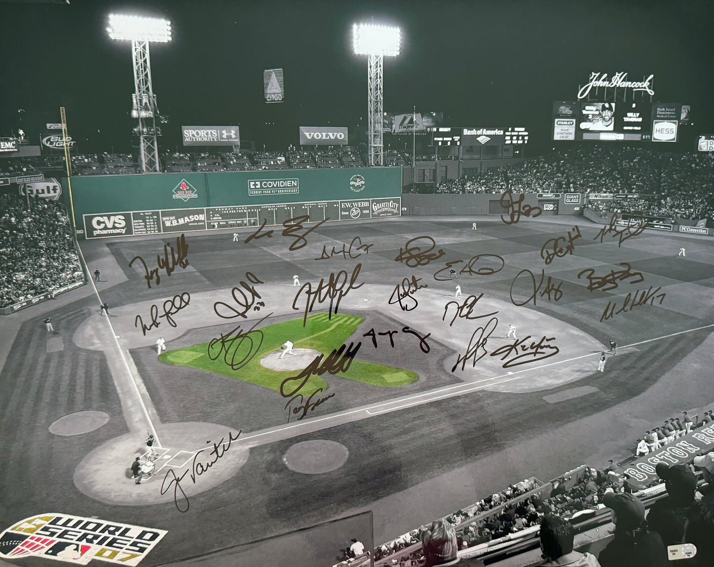 Boston World Series Signed 16x20 Autographed Photograph MLB