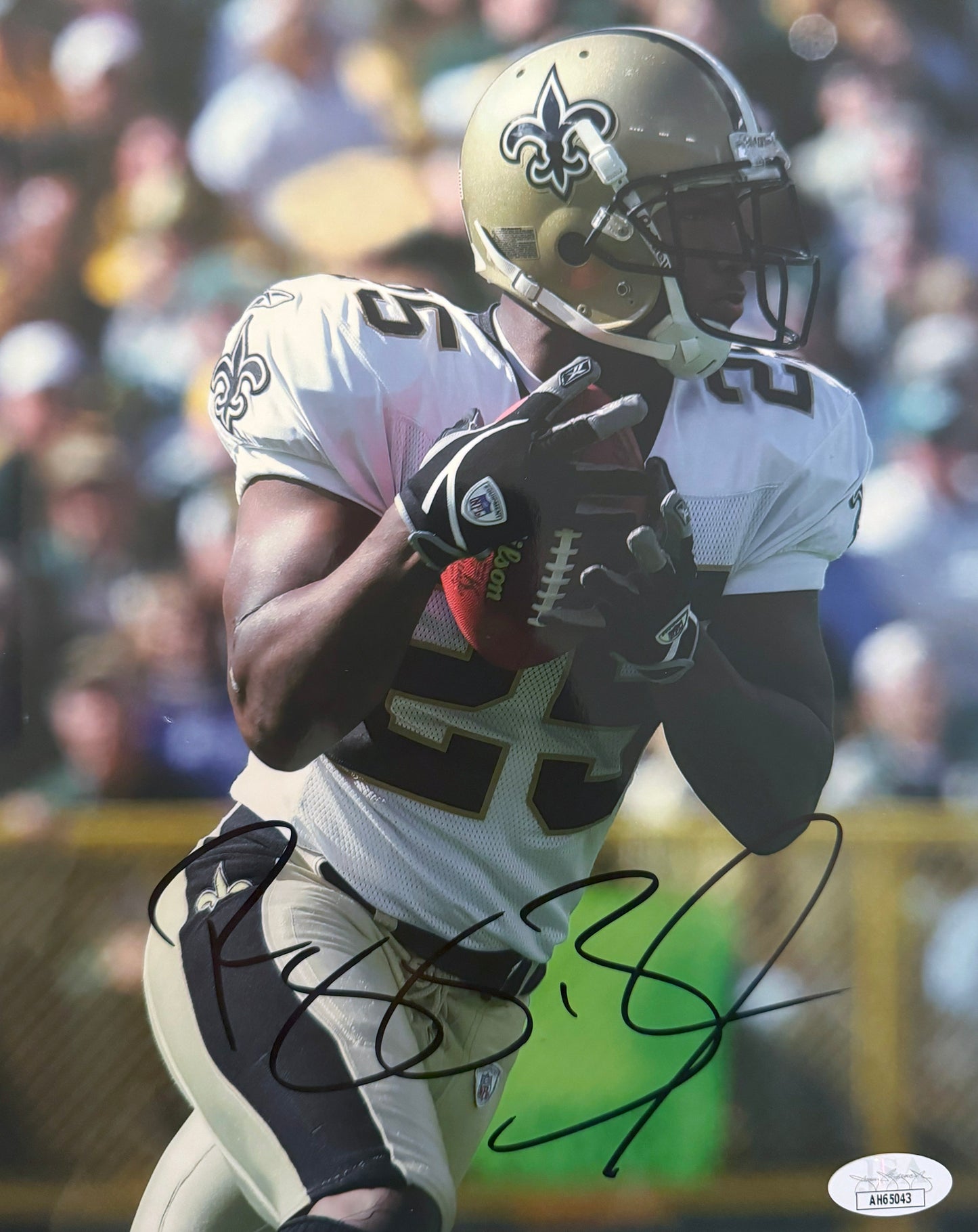 Reggie Bush New Orleans Autographed Photo 8x10 JSA