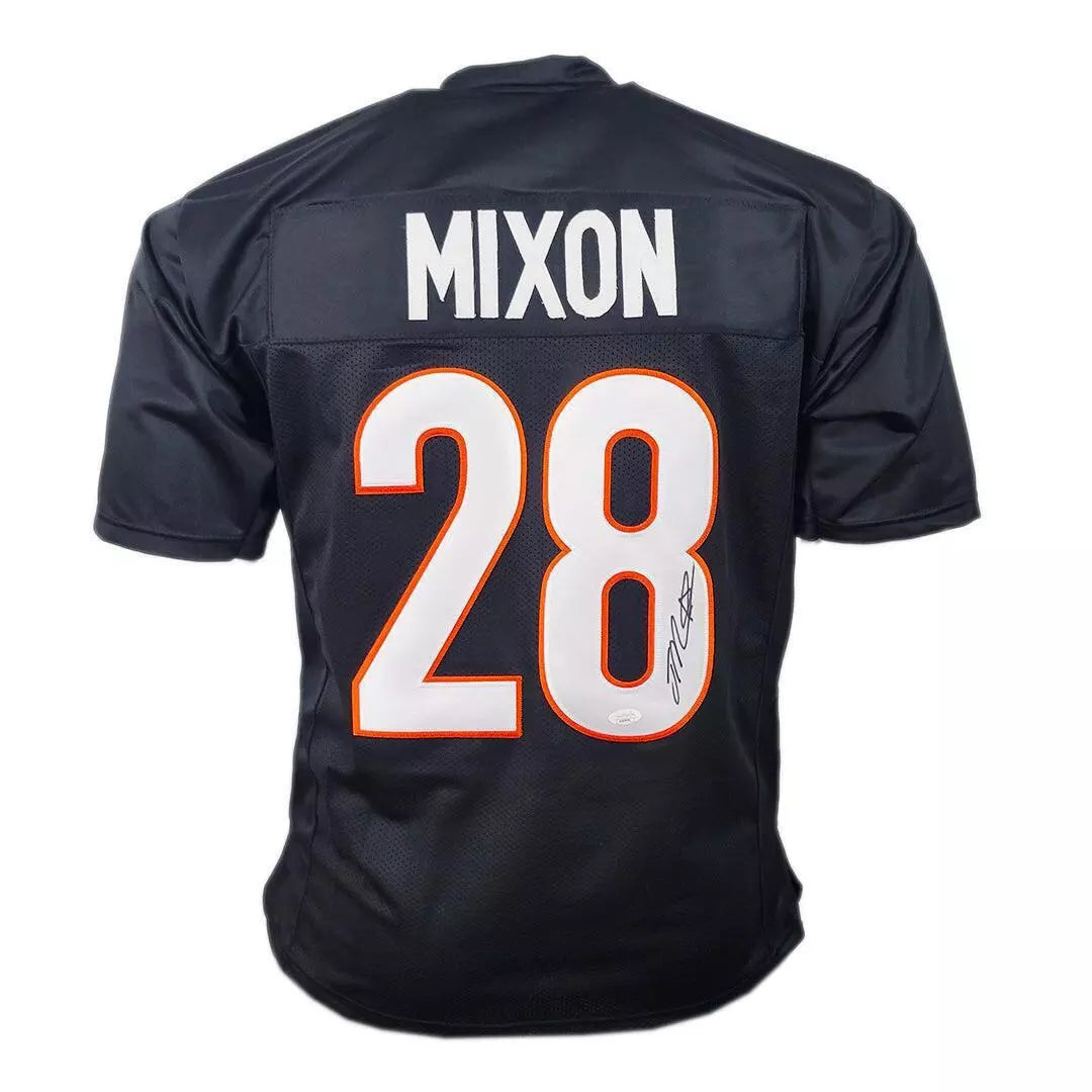 Joe Mixon Signed Custom Cincinnati Black Football Jersey