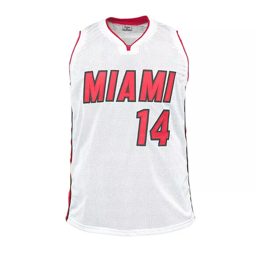 Tyler Herro Autographed Miami Custom White Basketball Jersey PIA