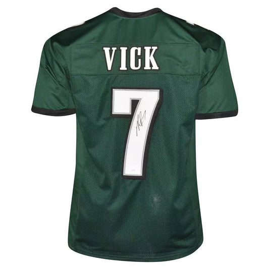 Michael Vick Signed Custom Philadelphia Green Football Jersey (PIA)