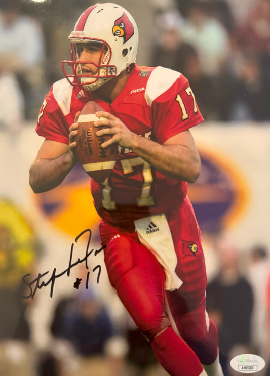 Stefan Lefors Louisville Autographed Photo 8x10 JSA