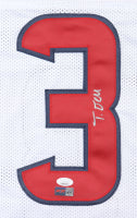 Tank Dell Autographed Houston Custom Football Jersey (PIA)