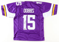 Joshua Dobbs Autographed Minnesota Custom Football Purple Jersey (PIA)