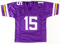 Joshua Dobbs Autographed Minnesota Custom Football Purple Jersey (PIA)