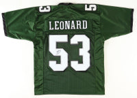 Shaquille Darius Leonard Autographed Philadelphia Custom Green Jersey (JSA)