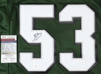 Shaquille Darius Leonard Autographed Philadelphia Custom Green Jersey (JSA)