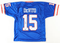 Tommy DeVito Signed New York Custom Home Football Jersey (PIA)